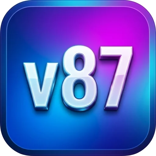 v87 Logo - Resmi